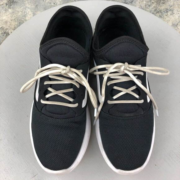 Vans Unisex Size 8M 9.5W Iso Route Staple Black White Lace-Up Sneakers Shoes - Picture 3 of 12